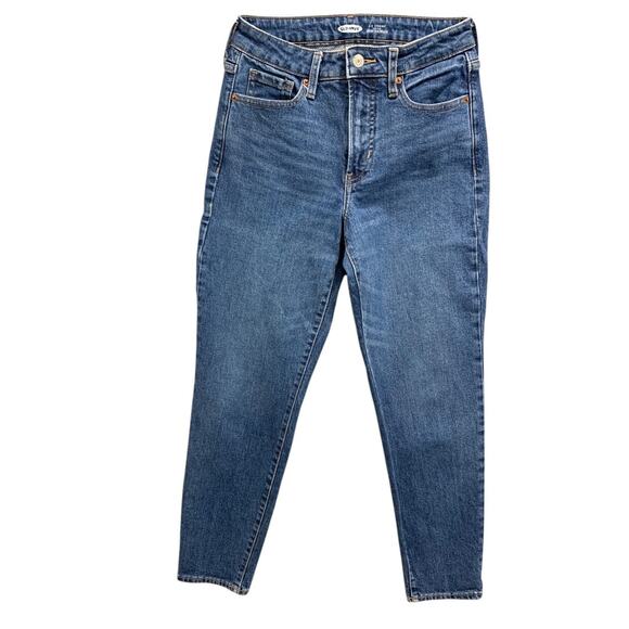 Size 0 Old Navy O.G. Straight High Rise Womens Denim Secret Slim Pockets - Picture 1 of 7